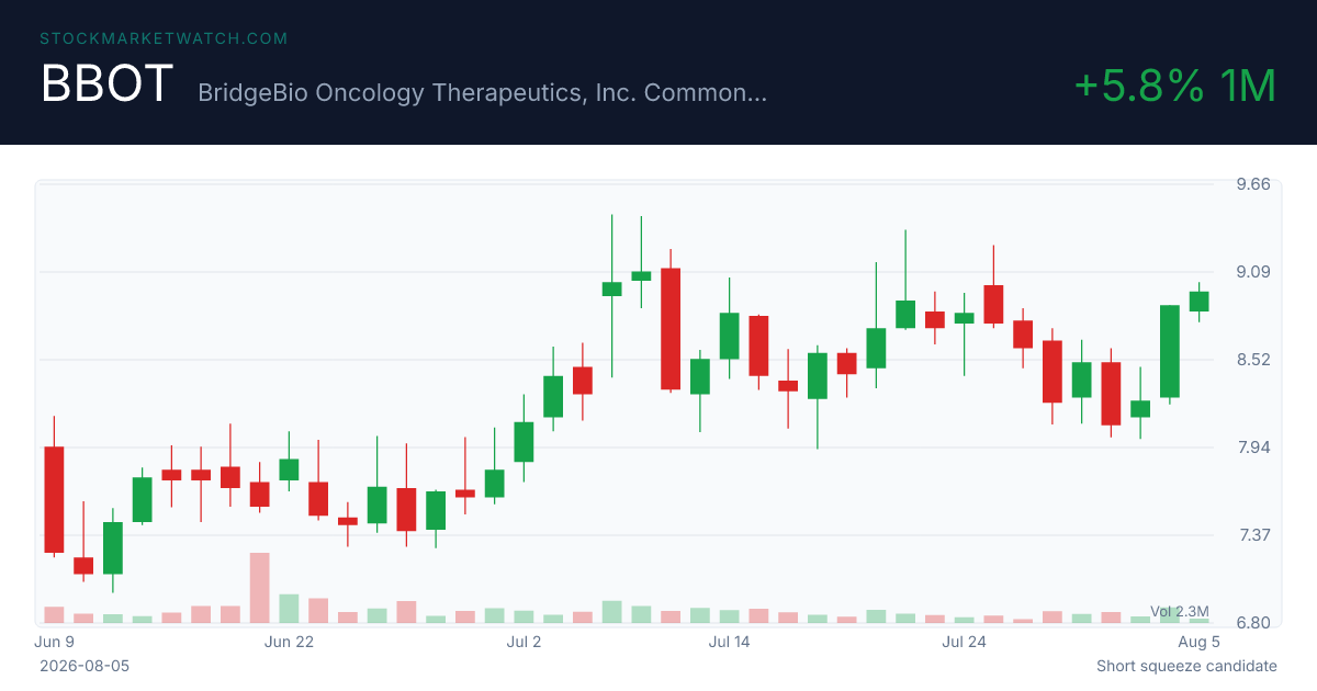 BBOT chart